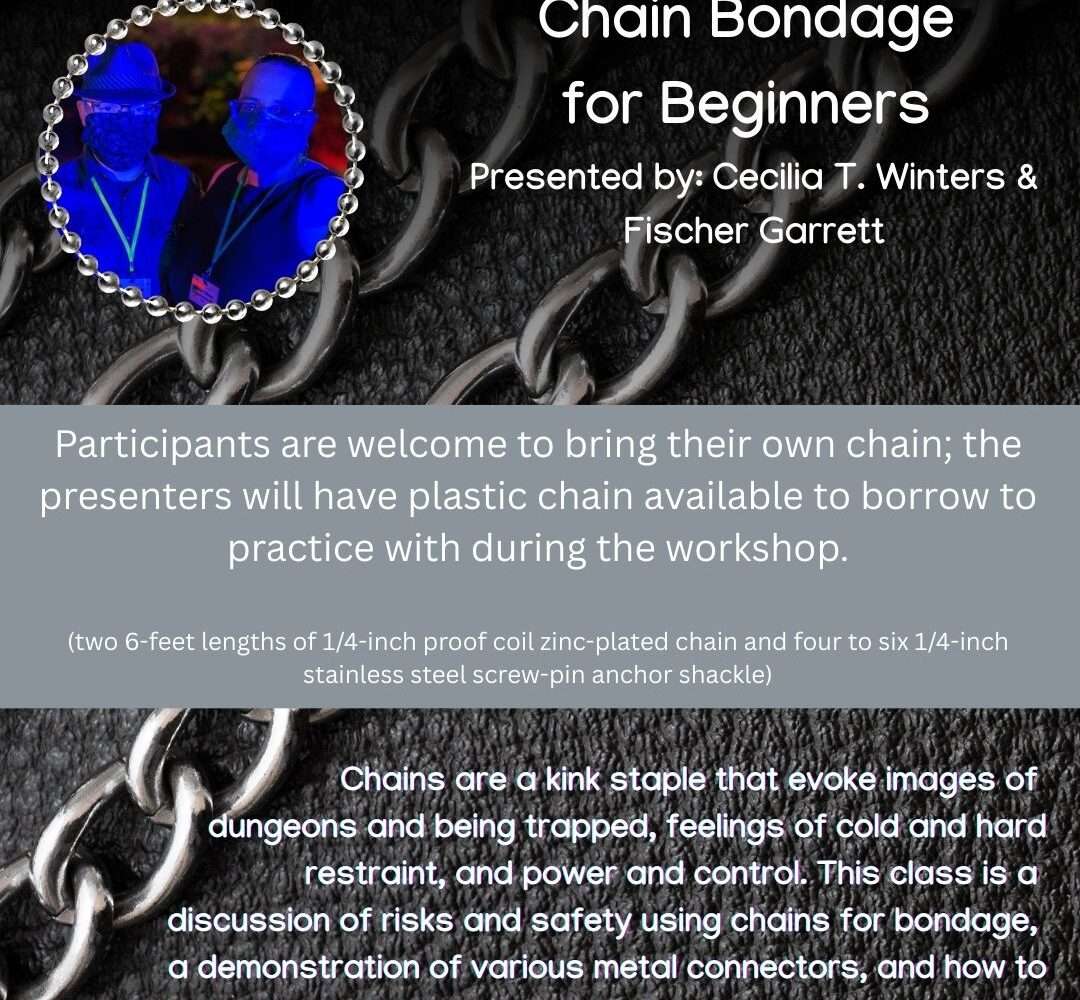 Las Vegas presents Chain Bondage for Beginners with Ceeilla T Winters and Fischer Garrett