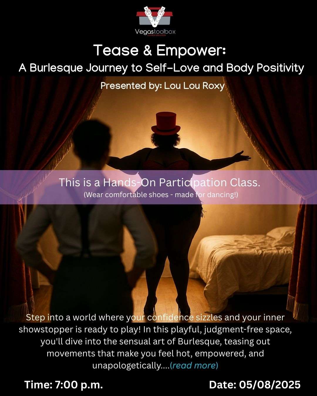 May 8 – A Burlesque Journey to Self-Love and Body Positivity